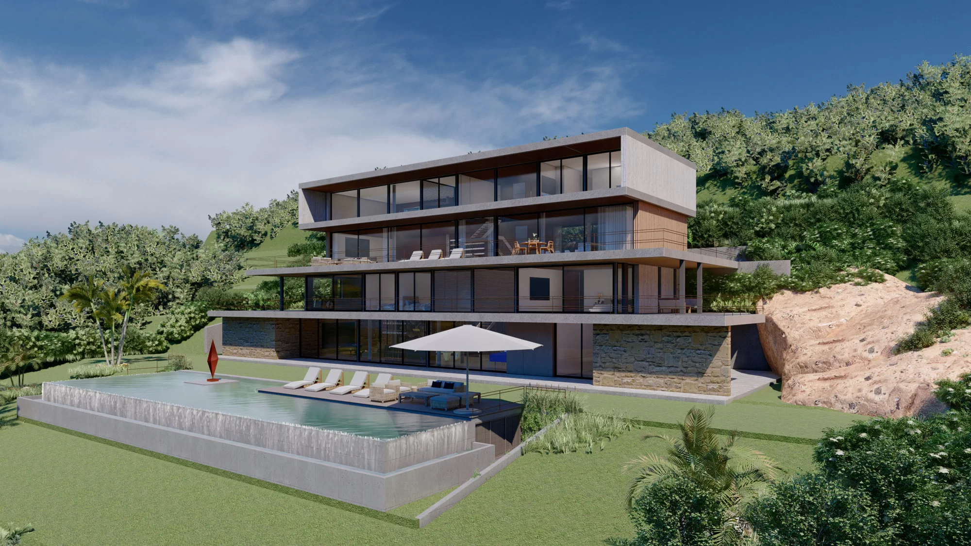 Vista del proyecto Rodolfo Asconeguy Arquitectos